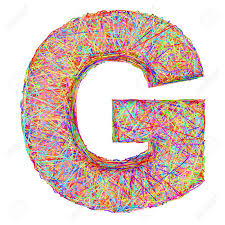For example, g is the 7th letter in the alphabet. Alphabet Symbol Letter G Composed Of Colorful Striplines Isolated On White High Resolution 3d Image Stock Photo Picture And Royalty Free Image Image 30437923