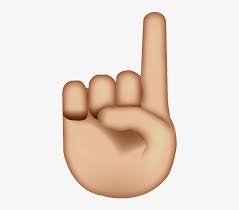Share the best gifs now >>> 1 Hand Emoji Png Png Image Transparent Png Free Download On Seekpng