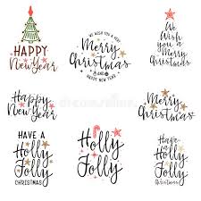 We have 161 free christmas, calligraphy fonts to offer for direct downloading · 1001 fonts is your favorite site for free fonts since 2001 Congratulations Happy New Year And Merry Christmas Calligraphy For Cards Posters And Covers Stock Vector Illustration Of Merry Celebration 129520606