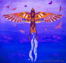 Phoenix (german tv station) phoenix television, a hong kong broadcaster; Magical And Colorful Phoenix Bird Illustration Wall Art Print Laura Lynne