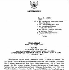 Contoh surat gubernur dewa surat contoh contoh surat resmi untuk gubernurberbagai referensi seputar contoh surat resmi untuk gubernur yang baik dan benar berbagai. Surat Edaran Bupati Ciamis Nomor 451 1 595 Kesra Tentang Pelaksanaan Shalat Idul Adha Dan Penyembelihan Hewan Kurban Tahun 1442 H 2021 M Saat Ppkm Darurat Di Kabupaten Ciamis Ciamiskab