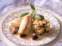 Lotte Et Risotto Aux Morilles Recettes Recipe Seafood Recipes Food Good Food