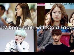 12 Kpop Idols With Cold Face Youtube Cold Face Face Kpop