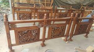 Model teras berikut ini juga tidak kalah indah. Jual Pagar Teras Rumah Ukiran Klasik Kayu Jati Custom Desain