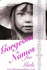 Beautiful Names For Girls Bloomers And Bows Baby Name Lists Beautiful Baby Girl Names Cute Baby Names Baby Girl Names