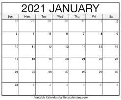 This site provides an online date calculator to help you find the difference in the number of days between any two calendar dates. January 2021 Calendar Printable Free Monthly Calendar Templates