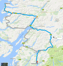 De bedoeling was om ons kennis te laten maken met het links rijden. Roadtrip Route Mooiste Route Door De Hooglanden Van Schotland Map Of Joy