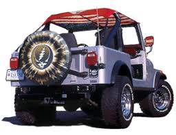 grateful dead steal your face tye dye cover xskinz jeep tire covers and half tops grateful dead steal your face tye dye