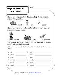 K5 learning offers free worksheets, flashcards and inexpensive workbooks for kids in. Singular And Plural Nouns Kindergarten Noun Worksheet