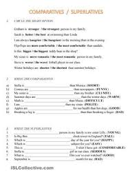 Degrees Of Comparison Of Adjectives Exercises With Answers Pdf Comparatives And Superlatives There Are Three Exercises 1 Circle The Right Option In The Sent Superlative Adjectives Superlatives English Grammar Worksheets