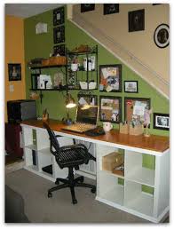 Expedit Or Kallax Desk Big Desk For A Small Space Kallax Desk Home Kallax Ikea
