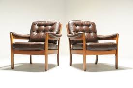 Look no further for the top deals at staples. Pair Of Leather Easy Chairs By Gote Mobler Brown Leather