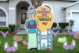 Maybe you would like to learn more about one of these? 40th Birthday Lawn Signs Birthday Yard Signs 40th Birthday Funny Birthday Lawn Signs