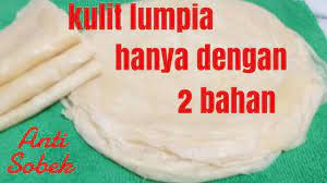 Cara Mudah Dan Simpel Membuat Kulit Lumpia Kulit Risoles Hanya Dengan 2 Bahan Youtube Lumpia Semarang Resep Masakan Malaysia Makanan