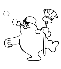Welcome to frosty the snowman coloring pages! Free Printable Frosty The Snowman Coloring Pages Best Coloring Pages For Kids