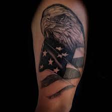 Long live the mighty eagle tattoo. American Flag Eagle Sleeve Tattoo