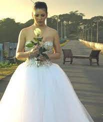 Regine Velasquez Sleeveless Wedding Strapless Wedding Dress Wedding Dresses