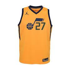 Utah jazz jersey cheer on your beloved utah jazz with the newest basketball gear from the jazz team store at our! Rudy Gobert Utah Jazz Trikots Rudy Gobert Jazz Basketballtrikots Www Nbastore Eu