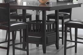 Coaster retro fountain style bar table with white top and chrome finish. Coaster Jaden 5 Piece Square Counter Height Dining Table And Chair Set 100958 S5 Furniture Loft Osage City Kansas