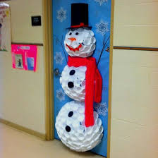 Christmas Craft Ideas Snowman Door Decoration Christmas Classroom Door Decorations Classroom Christmas Door Decorations
