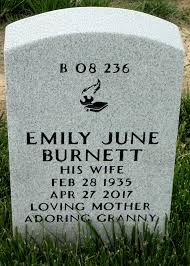 Emily June “Granny June” Ruff Burnett (1935-2017)