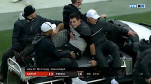 Purdue qb david blough interview. Purdue Crowd Cheers David Blough After Injury Youtube