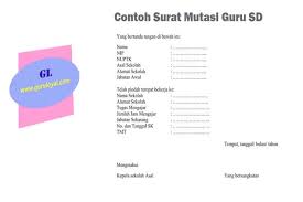 Maybe you would like to learn more about one of these? Contoh Surat Mutasi Guru Sd Doc Smp Pilpay Sekolah Pinter