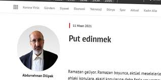 Abdurrahman dilipak'ın kızından katolik iddialarına yanıt yeni akit yazarı abdurrahman dilipak'ın kızı zehra dilipak, kendisiyle ilgili iddialara açıklık getirdi. Abdurrahman Dilipak Haberleri