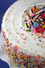 Absolutely White Sprinkle Cake 21st Cake Cake