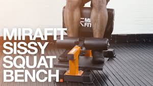 Mirafit Sissy Squat Bench Youtube