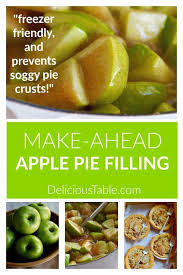 Easy Make Ahead Apple Pie Filling Keeps Your Pie Crust Well Baked Not Soggy For Holiday Baking Apple Pies Filling Apple Pie Filling Recipes Fun Easy Recipes
