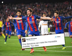 The internet reacts to an absurd game of football. Barcelona Make History With Champions League Comeback Against Psg Football Sport Express Co Uk