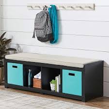 How to use digital coupons. Better Homes And Gardens 4 Cube Storage Organizer Bench 4 Cube Solid Black 1 Solid Black Buy Online In Botswana At Botswana Desertcart Com Productid 99452303