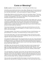 The right or wrong use of the tongue can make the difference in the life of a person. Https Www Zegg Forum Org Images Pdf Texte Englisch Curse Or Blessing Pdf