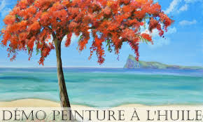 Les peintures à l'huile mettent plusieurs jours à sécher complètement, ce qui vous laisse le temps de mélanger, changer, retoucher. Peindre Un Arbre Et Paysage Marin Huile Sur Toile