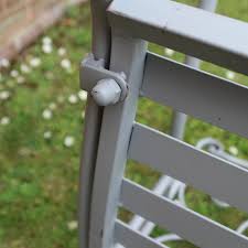 Eleta solid wood dining table this dining room table exudes class, sophistication, and simplicity. Uk Gardens 2 Seater Grey Metal Patio Garden Bench Furniture Uk Gardens Co Uk