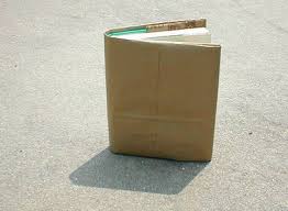 Paper Bag Book Cover Step 10 Paper Bag Book Cover Paper Bag Books How To Make A Paper Bag