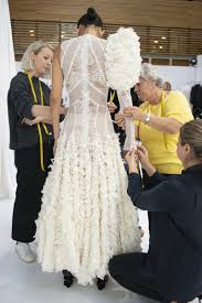 Shop exclusive offers from alexander mcqueen. A Closer Look The Making Of An Upcycled Alexander Mcqueen Spring 2020 Runway Gown Fashionista