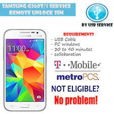 Encienda samsung galaxy core prime con una tarjeta no aceptada por el . Sim Unlock App Service Via Usb Samsung Sm G360t1 Galaxy Core Prime Metropcs Ebay
