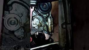 There appears to be 2 locations for the crank shaft position sensor. 2007 Toyota Yaris Front Crankshaft Seal Replacement Youtube