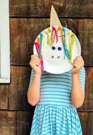 Fun Birthday Crafts For Kids Fun Activity For A Unicorn Birthday Party Unicorn Paper Plate Craft Birthday Party Crafts Birthday Party Activities Unicorn Birthday Parties