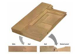 I cut the mortise in the cabinet double depth for both leaves of the hinge: Making Cabinet Doors With Router Bits Fine Homebuilding