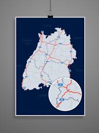 ˌbaːdn̩ ˈvʏʁtəmbɛʁk ), commonly shortened to bw or bawü, is a german state (land) in southwest germany, east of the rhine, which forms the southern part of germany's western border with france. Landkarte Baden Wurttemberg Mit Landkreisen