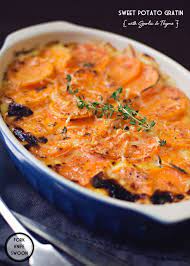 Sweet Potato Gratin Recipe Sweet Potato Gratin Food Recipes