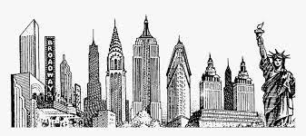How to draw the new york city skyline? Comic Cityscape Png New York City Skyline Drawing Transparent Png Transparent Png Image Pngitem