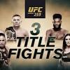 Ufc returns to live events in jacksonville, florida on april 24 with 3 title fights including usman vs masvidal 2, shevchenko vs andrade and zhang vs namajunas. 1