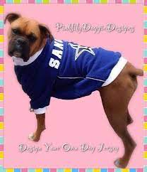 Dallas Cowboys Custom Nfl Pet Jersey Dog Jersey Custom Pet Clothes Dog Coats