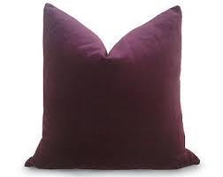 Duvet cover with pillow case quilt cover bedding set single double king all size. Plum Pillows On Etsy A Global Handmade And Vintage Marketplace Purple Pillows Purple Pillow Covers Velvet Pillows