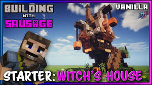 Check spelling or type a new query. Minecraft Building With Sausage Starter Witches House Vanilla Tutorial Youtube