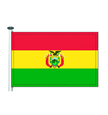 Bolivia es última, sin sumar. Bandera Bolivia 10 X 15 Cm